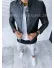 Geaca barbati neagra piele ecologica B2840 D0-2